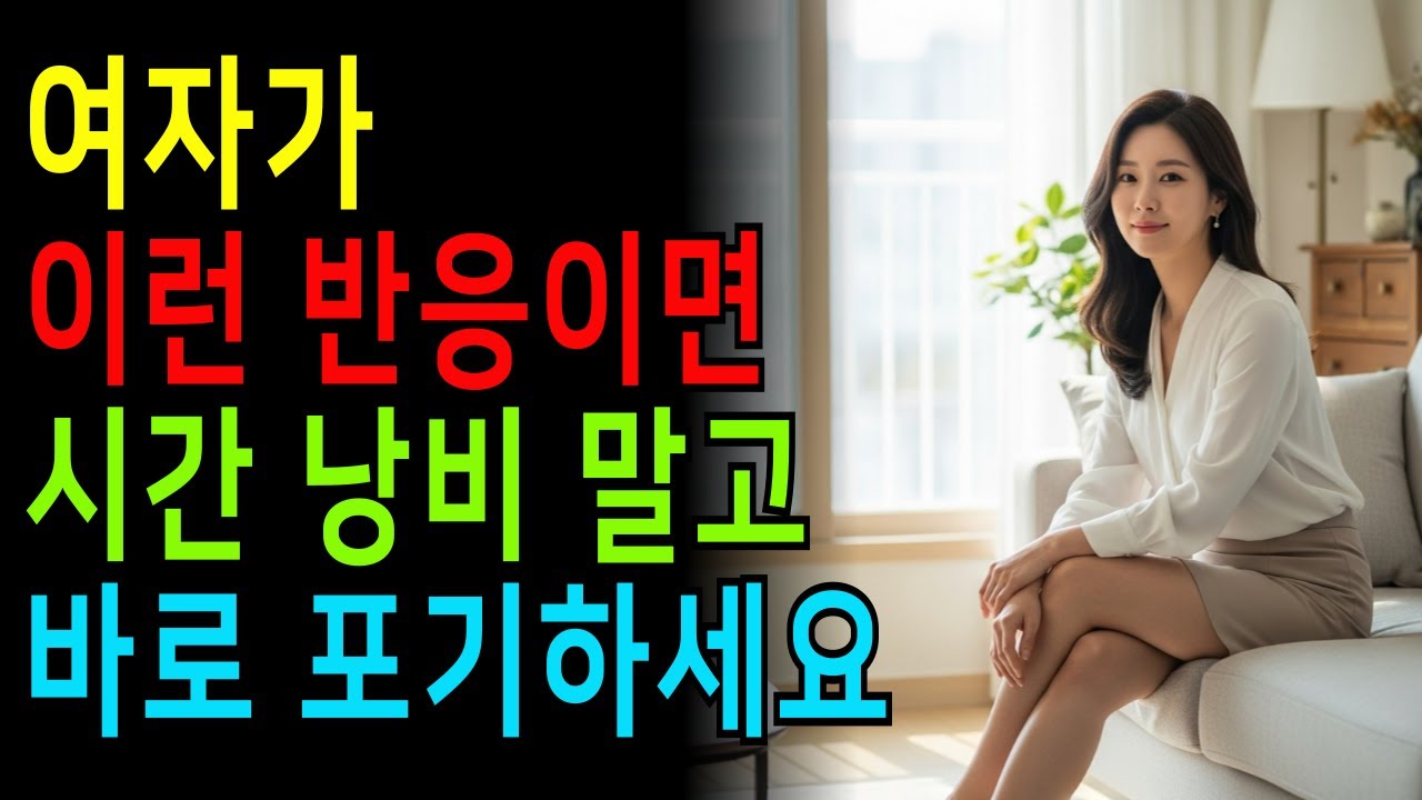 아줌마가 관심 없는 남자에게만 보이는 ‘이런 행동’ 6가지 - YouTube