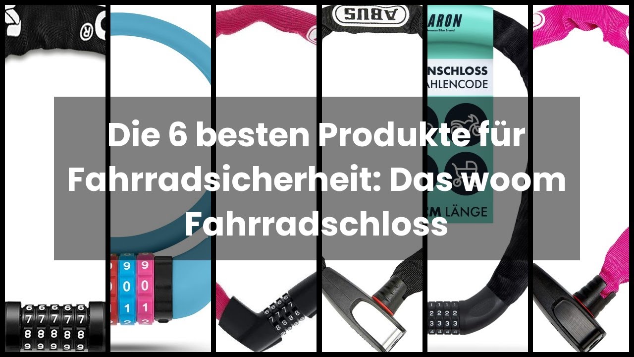 WOOM FAHRRADSCHLOSS: Die 6 besten Produkte fr Fahrradsicherheit: Das woom  Fahrradschloss