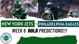 5 BOLD PREDICTIONS For Jets vs Eagles!