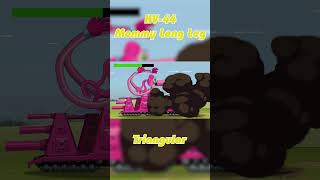 Эволюционная битва: KV44_Mommy Long Leg VS Triangular | #tanks #homeanimations #gerand