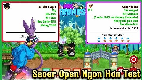 Ngọc Rồng Lậu Mới _ Sever Open Ngon Hơn Test Miễn phí 20 Triệu VND Nhập Code Nhận 9999 Bộ Nro