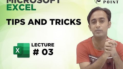 Microsoft Excel 2016 Tips and Tricks In Urdu Lecture No  3