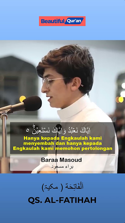 QS. Alfatihah merdu Baraa Masoud براء مسعود