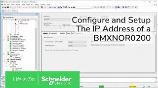 How do you set the IP Address for the BMXNOR0200H module | Schneider Electric