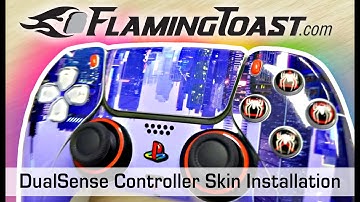 FlamingToast - DualSense Wireless Controller Decal Skin Application  Instructions