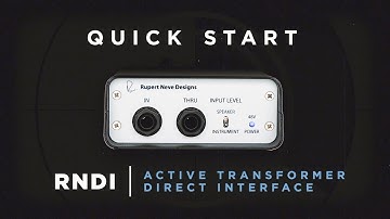 Quick Start: RNDI Active Transformer Direct Interface