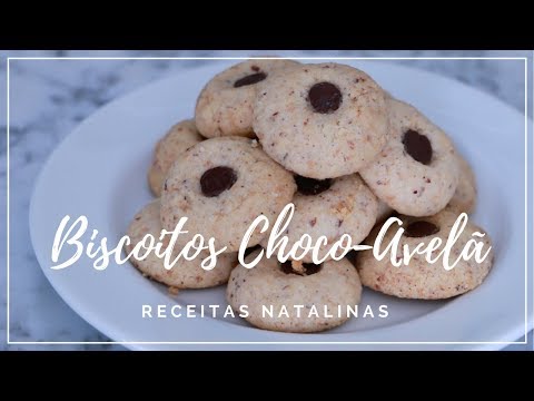 Vídeo: Biscoitos De Chocolate E Avelã