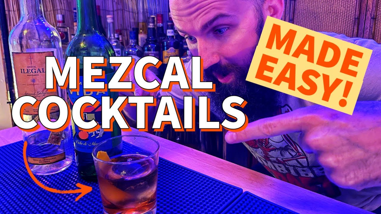EASY Mezcal Cocktails made at HOME! find my recipes