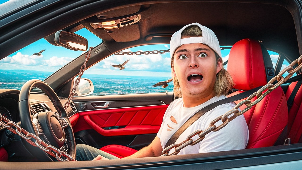 50 שעות בתוך רכב תלוי!! ( האחרון שנשאר זוכה)😱