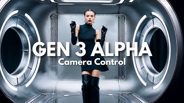STUNNING AI Camera Control Runway Gen 3 Alpha First Look