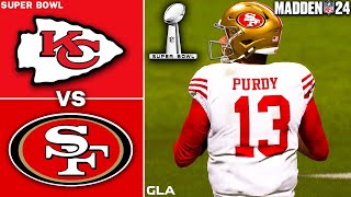 49ers vs. Chiefs Simulation | Super Bowl 58 | Madden 24 PS5