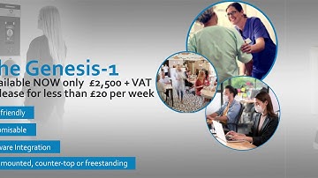 Genesis All-in-One | Face Mask Detection | Hand Sanitiser | Temperature Check | Track and Trace