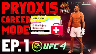 EA SPORTS UFC 4: CAREER PLAY THROUGH EPISODE 1- (REMEMBER TO TRAIN)