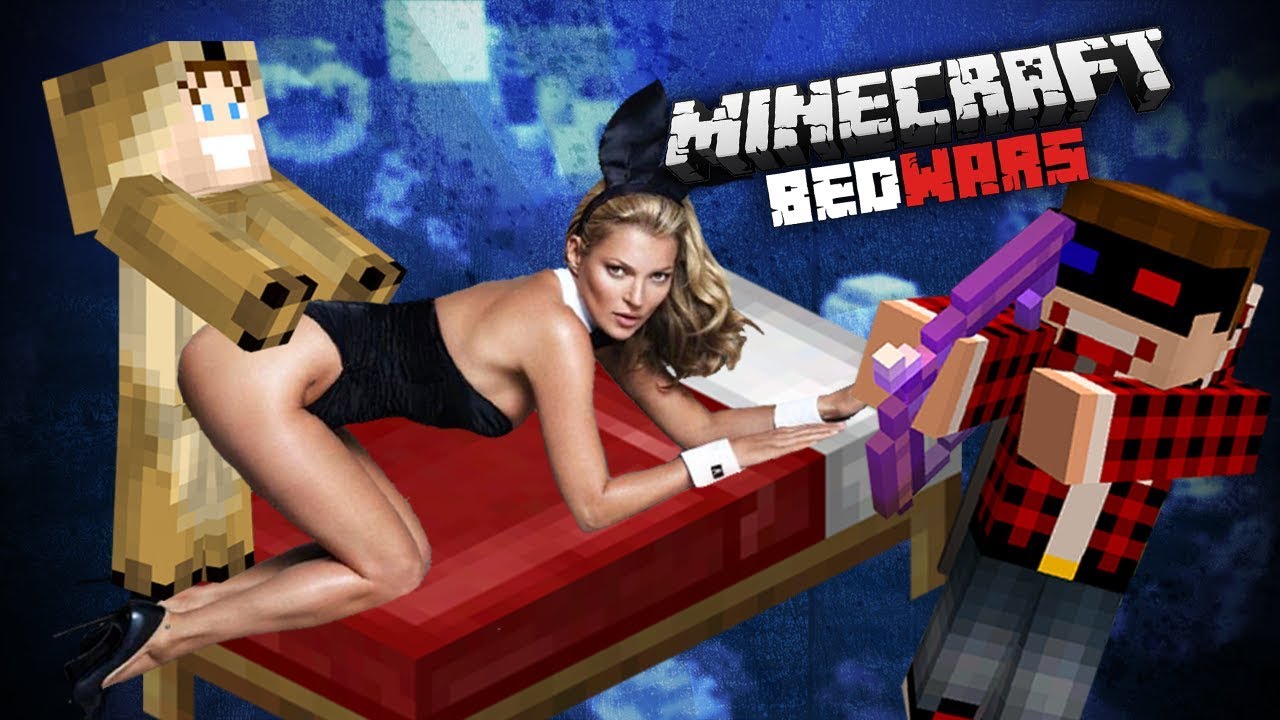 Minecraft, Bed Wars, Lovų, Karai, Karas, Lova, Lovos, Lovų karai, Minecraft...