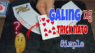 Gawin mo ang na paka simpleng Card trick na to Bibilib sila/Card trick tagalog tutorial/ECO Tv