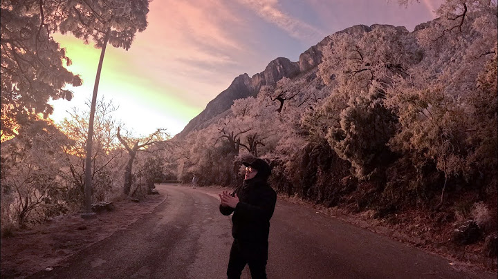 El amanecer en CHIPINQUE CONGELADO | Monterrey bajo cero grados