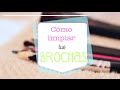 ¡¿Cómo Limpiar las Brochas?! | Valeria Basurco