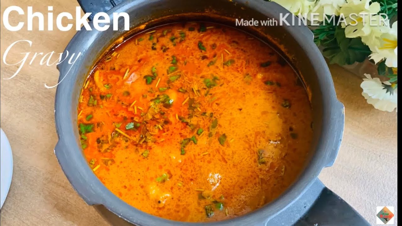 Chicken curry||gravy ||chicken gravy||chicken masala curry - YouTube