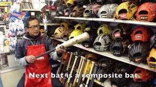 野球 baseball shop【#239】バット考察（木製バット②）Think about a bat (wood 2)