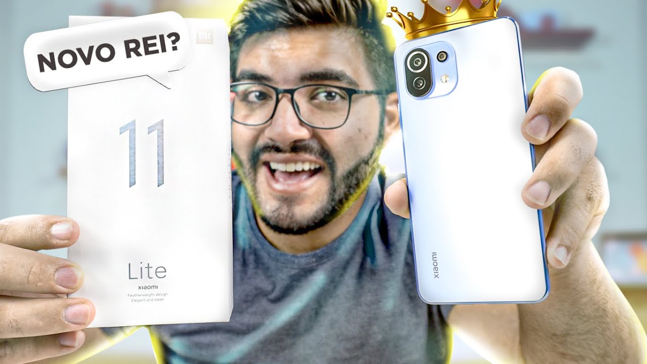 COM ELE! Xiaomi Mi 11 LITE! Seria ele o REI DOS INTERMEDIÁRIOS? VEREMOS! Unboxing e testes