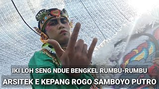 IKI LOH ARSITEK E KEPENG BARU ROGO SAMBOYO PUTRO ‼️MAS GALIH PEMILIK BENGKEL RUMBU2