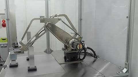 垂直多関節ロボットアーム OVR680K5　デモ機動作（側面）