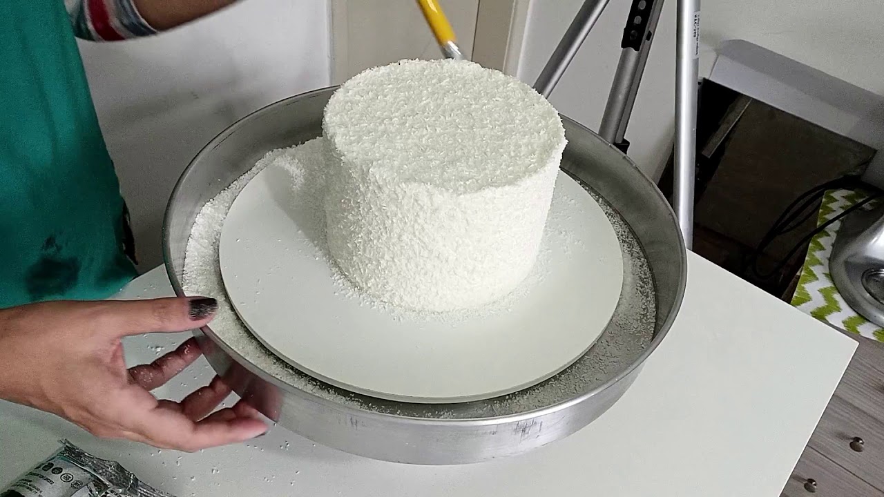 Tutorial Cobertura com Côco Ralado