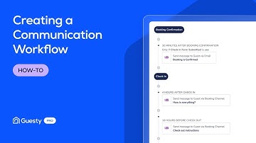 Creating a Communication Workflow | Guesty Pro Tutorial
