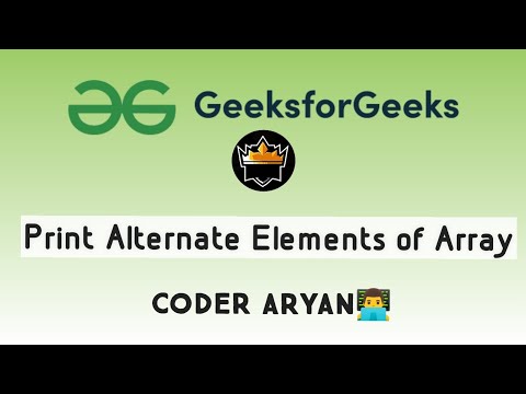 Print alternate elements