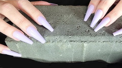 ASMR Aggressive Brick Scratching | No Talking | Long Nails