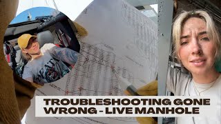Commercial Troubleshooting  Live Manhole & Blown up Breaker