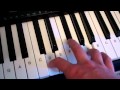 D major chord piano keyboard demo