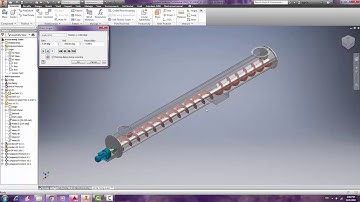 Mô phỏng vít tải bằng Inventor