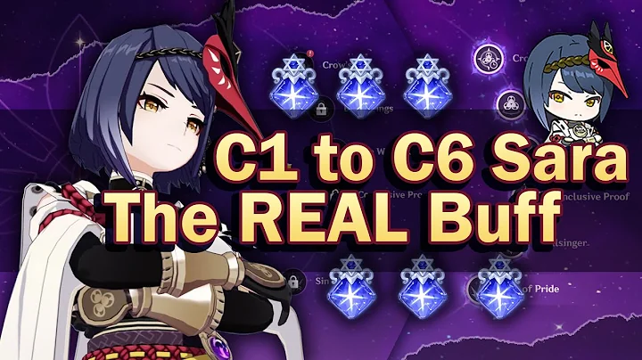 C6 Kujou Sara WORTH IT? C0 to C6 Testing Constella...