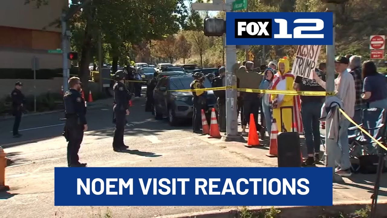 Latest updates: DHS Secretary Kristi Noem visits Portland’s ICE facility