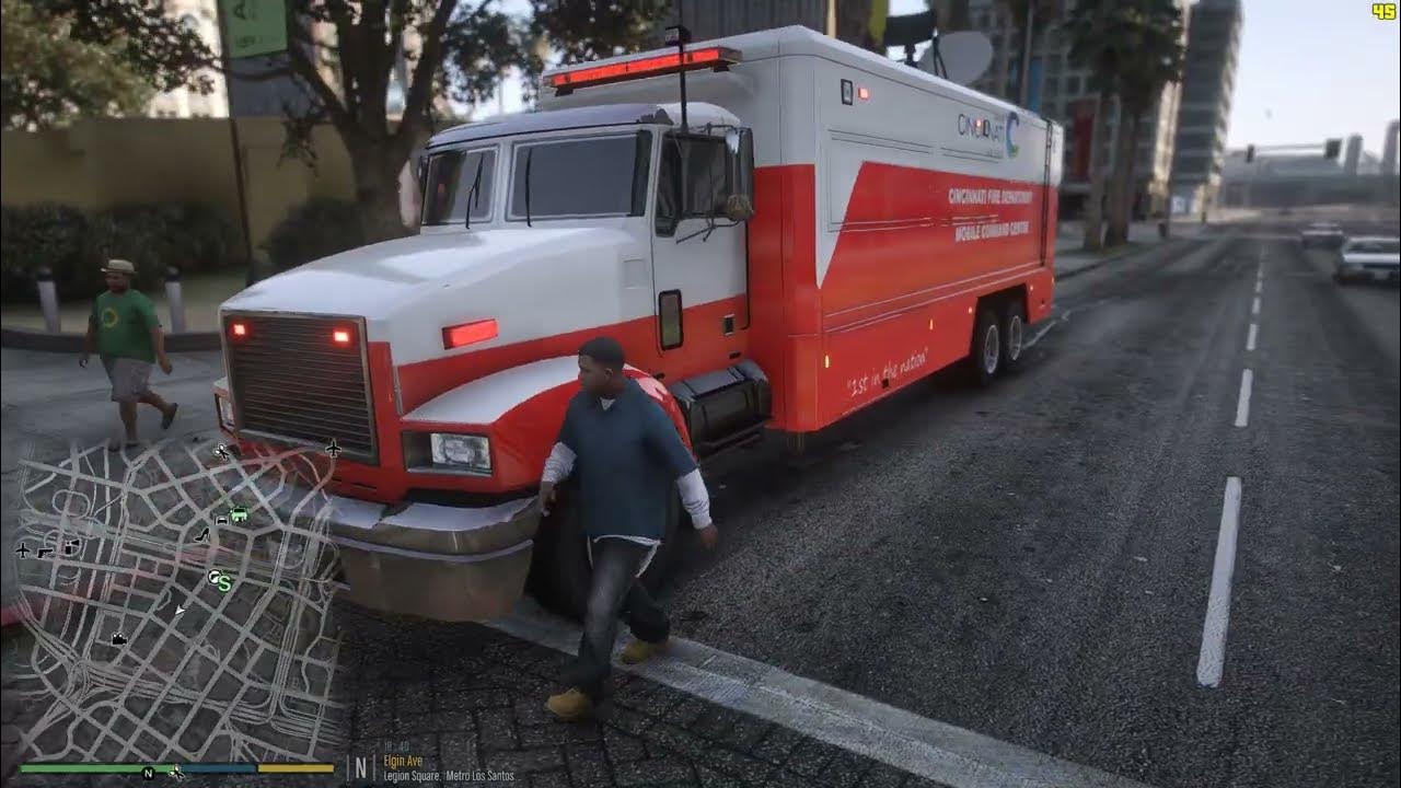 *WIP* Cincinnati Fire department mobile Command Center for GTA V YouTube
