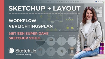 VERLICHTINGPLAN - SKETCHUP + LAYOUT