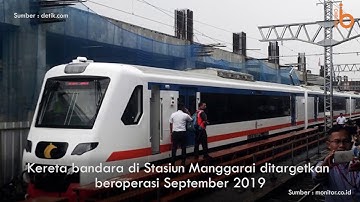 Kereta Bandara Soekarno - Hatta Kini Tidak Sampai Bekasi