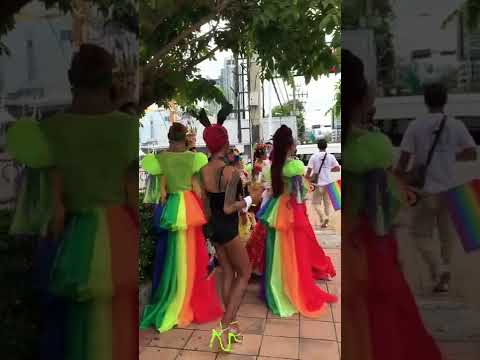 Pride participants#shorts#pattaya#shortvideo#lgbt#ladyboys#makeup#cosplay#lgbtq#festival