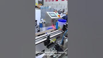 Double head Big Bottle Capping Machine , Automatic Bottle Capper Machine , Bottle Labeling machine