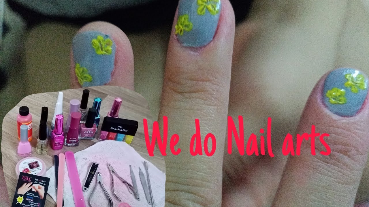 Nail cleaning with nails 💅 polish - YouTube