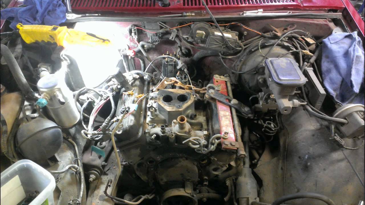 Putting a v8 in my S10 - YouTube wiring diagram 86 chevy 305 