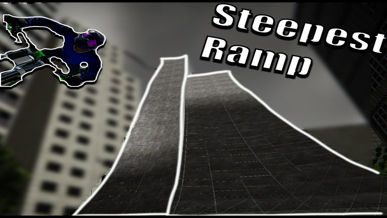 Steapest Ramp THE STEEPEST RAMP ON DESCENDERS - YouTube