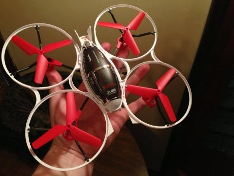 Syma X3 Quadcopter - Maiden Flight (with On-The-Fly Review Commentary)