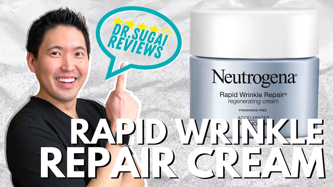⁣Dr. Sugai Reviews: Neutrogena Rapid Wrinkle Repair Fragrance-Free Regenerating Cream with Retinol SA