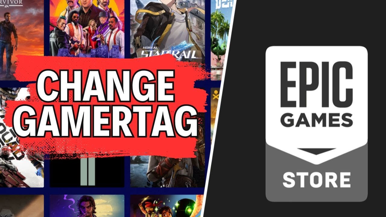 How to Change Gamertag on Epic Games 2024? YouTube