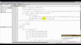 4.Traverse HTML DOM Elements using jQuery in Tamil - Antotuts