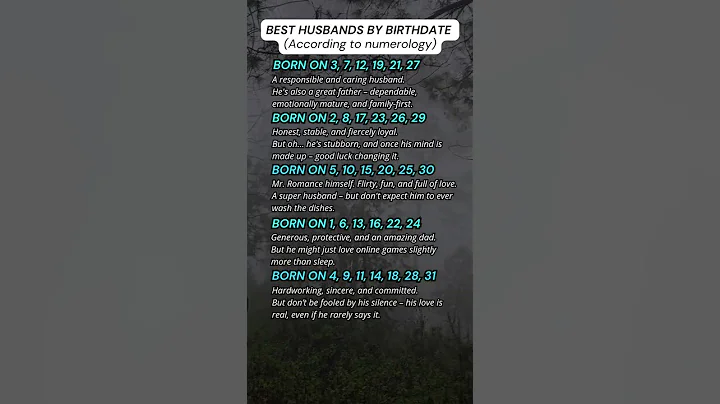 Best Husbands by Birthdate | Numerology Secrets Revealed 💍✨ #shorts #zodiac