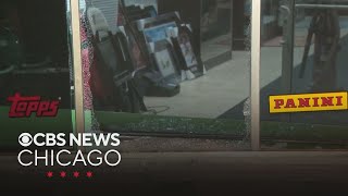 Owner says burglars stole $100,000 in merchandise from Chicago sports card shop