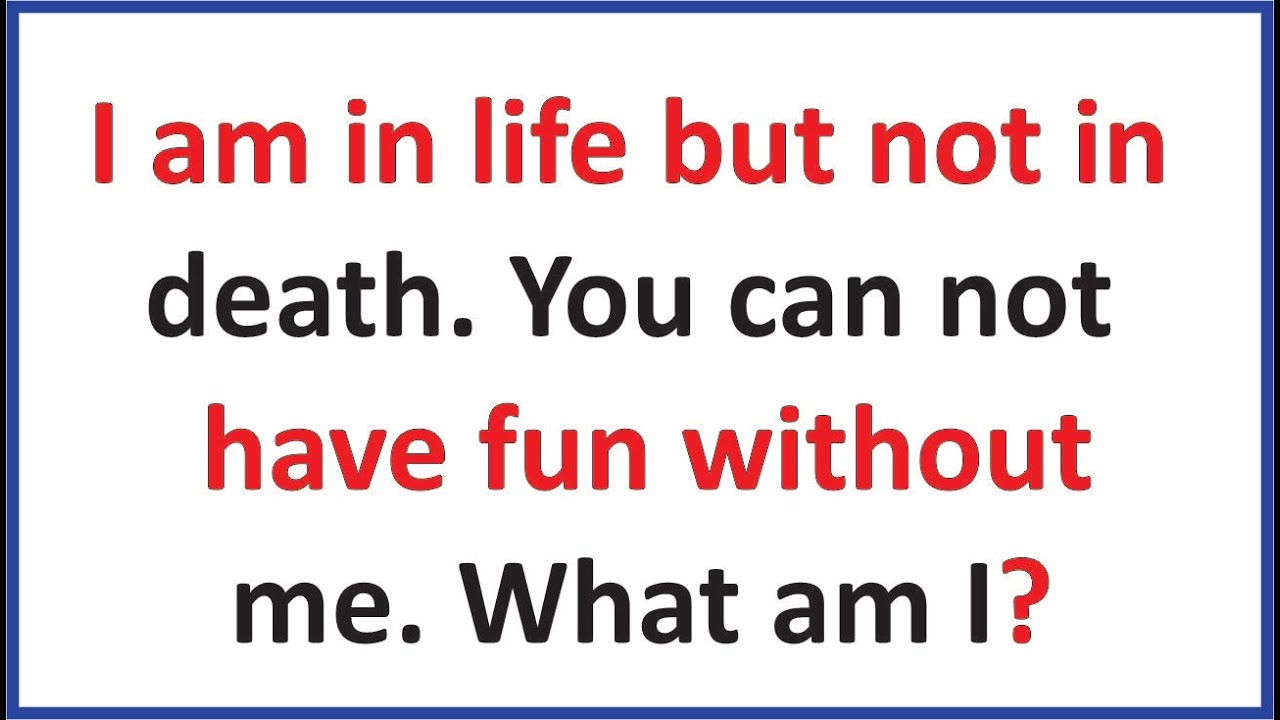 Common Sense Test | Brain IQ Questions and Answers | Puzzles and ...